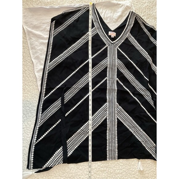 Stella & Dot Beach, Cover-up, Black And White, Tie Waist, V-neck, Size: M - Picture 12 of 12